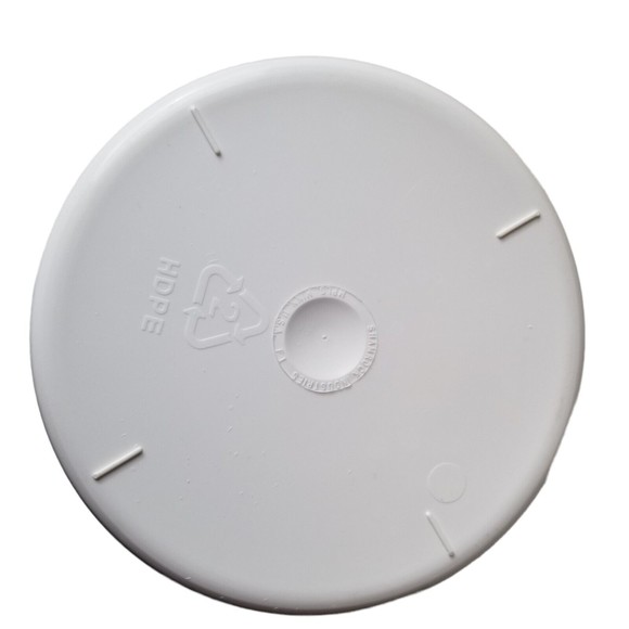 Vintage Christmas Bucket w Lid metal handle Holiday Shamrock Ind 5 Qt Teddy Bear - Picture 7 of 11